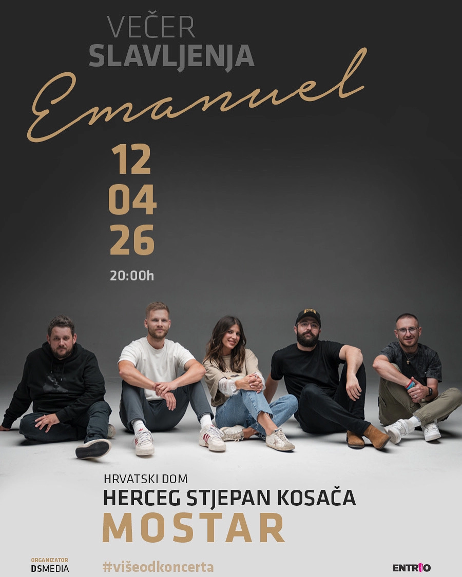 Emanuel ove nedjelje u Mostaru: Večer slavljenja u Kosači