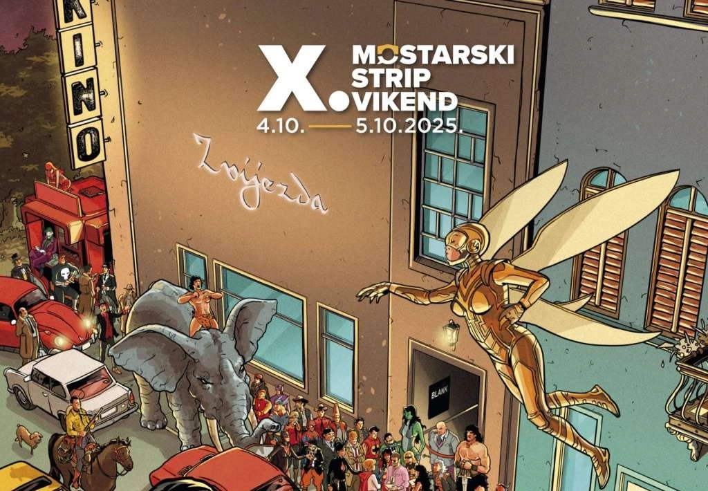 Mostar slavi deseti strip vikend: Rekordan broj autora i bogat program