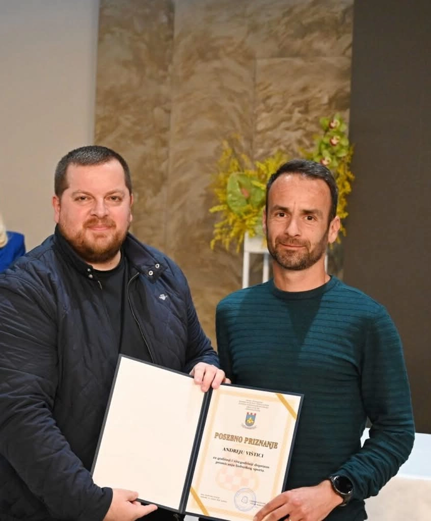 Sportska izvrsnost Andreja Vištice prepoznata i u rodnom Ljubuškom